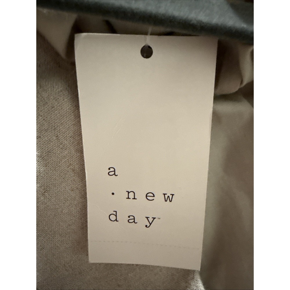 Linen Women's Spring Blazer - A New Day Tan L NWT - Picture 5 of 7
